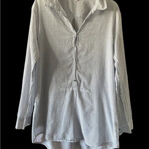 Striped Blue Women's Top